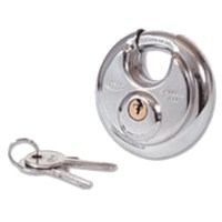 Asec 5 Pin Disc Discus Padlock Keyed Alike 70mm
