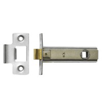 Asec Tubular latch 76mm Chrome