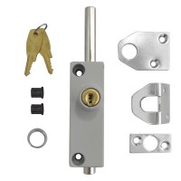 Asec Multi Purpose Bolt Brass Satin Chrome