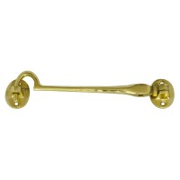 Asec Cabin Hook Polished Brass 152mm