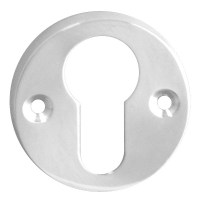 Asec Front Fix Escutcheon 45mm Euro Cylinder Chrome Plated