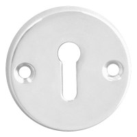 Asec Front Fix Escutcheon 45mm Mortice Key Chrome Plated