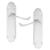 Asec Oakley Door Furniture Handle Lever Latch Chrome