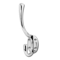 Asec Hat and Coat Hook Chrome Plated