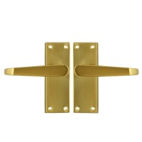 Asec Victorian Door Furniture Lever Straight Handle Latch Brass
