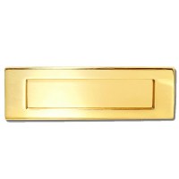Asec Victorian Letter Plate Polished Brass 276mm