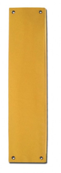 Asec Victorian Door Finger Plate 70 x 300mm Polished Brass