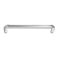 Asec Bolt Fix Pull Door Handle Polished Aluminium 150mm