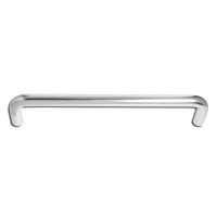 Asec Bolt Fix Pull Door Handle Polished Aluminium 300mm