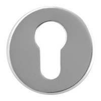 Asec Aluminium Escutcheon Satin for Euro Cylinders