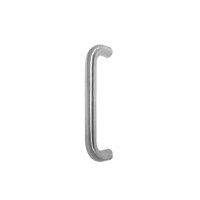 Asec Bolt Fix Pull Door Handle Satin Stainless Steel 150mm