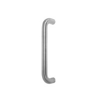 Asec Bolt Fix Pull Door Handle Satin Stainless Steel 225mm
