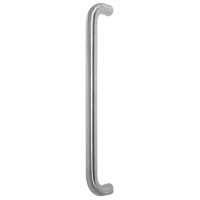 Asec Bolt Fix Pull Door Handle Satin Stainless Steel 300mm