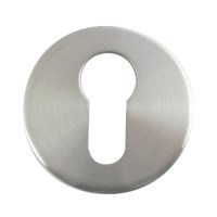 Asec Stainless Steel Escutcheon Euro Cylinder 5mm thick