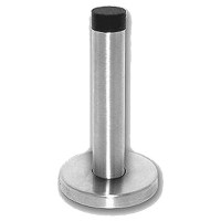 Asec Wall Door Stop with Rose Stainless Steel 75mm