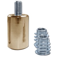 Asec Sash Window Stop Single Brass