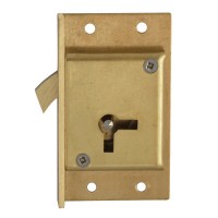 Asec 80 - 4 Lever Sliding Cupbard Lock 64mm Left Hand