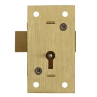 Asec 36 - 2 Lever Straight Cupboard Lock Keyed Alike 50mm