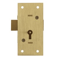 Asec 36 - 2 Lever Straight Cupboard Lock Keyed Alike 75mm