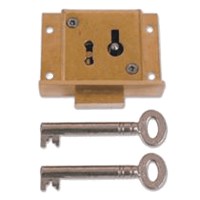 Asec 41 - 4 Lever Till Lock Keyed Alike 50mm Brass