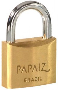 Papaiz Solid Brass 4 Pin Padlock CR20 20mm