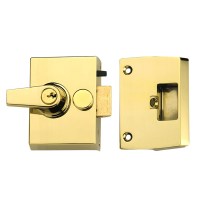 Union 1097 Nightlatch 65mm Brass Case Brass Cylinder