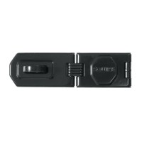 Squire SHH1 Single Hinged Flexible Hasp and Staple Black