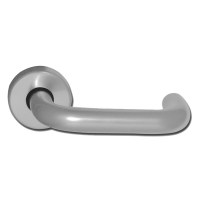 Dortrend Witley Door Furniture Lever Handle on Round Rose Satin