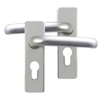 Dortrend Witley Door Furniture Lever Handle Euro Cylinder Satin