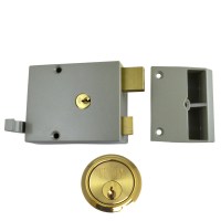 Union 1332 drawback lock 92mm Champagne Case Brass Cylinder