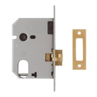 Union L2441 Oval cylinder clawbot lock 76mm Polished Brass