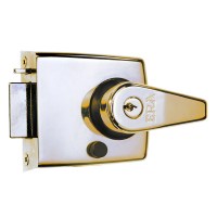 ERA 193-31 nightlatch 90mm Brass Case Brass Cylinder