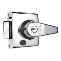 ERA 183-37 Nightlatch 70mm Polished Chrome Case Chrome Cylinder