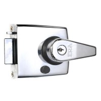 ERA 193-37 Nightlatch 90mm Polished Chrome Case Chrome Cylinder