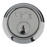 Yale 1109 5 Pin Rim Cylinder Chrome Plated