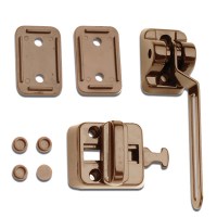 Fab N Fix Safe-T-Bar Door and Window Restrictor Brown