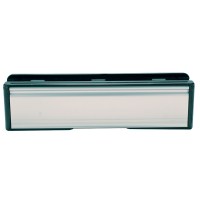 Moulded Letter Box with Sleeve for UPVC Doors 250mm Silver
