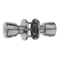 ERA 166-52 Entrance Locking Knob set and Latch Satin Chrome