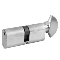 ERA 4022-51 6 Pin Oval Key and Turn Cylinder 70mm Satin Chrome