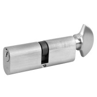 ERA 4024-51 6 Pin Oval Key and Turn Cylinder 80mm Satin Chrome