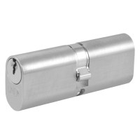 Union 2x6 5 Pin Oval Double Cylinder 83mm Satin Chrome
