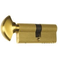 ERA 4104-31 6 Pin Euro Key and Turn Cylinder 70mm Polished Brass
