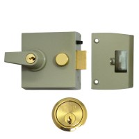 Union 1098 Nightlatch 85mm Champagne Case Brass Cylinder