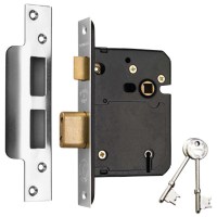 Securefast 5 Lever BS3621:2007 Sashlock 76mm Stainless Steel