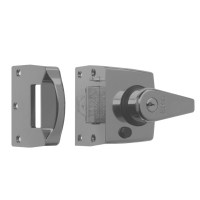 ERA 1830-40-2 BS3621:2007 Nightlatch Satin Nickel Case and Cylinder