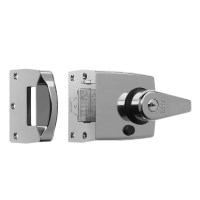 ERA 1930-35-2 BS3621:2007 Nightlatch Satin Chrome Case and Cylinder