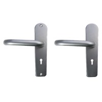 Yale B-3K70F-R Door Furniture Lever Handle Satin Chrome