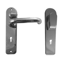 Yale B-3R35-R Door Furniture Lever Handle Satin Chrome