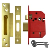 Union 2200 StrongBolt BS3621:2007 Mortice Sashlock 68mm Brass