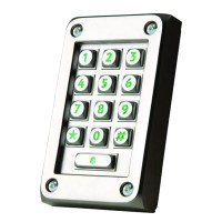 Paxton 521-715 Vandal Resistant Stainless Steel Keypad for Switch2 and Net2